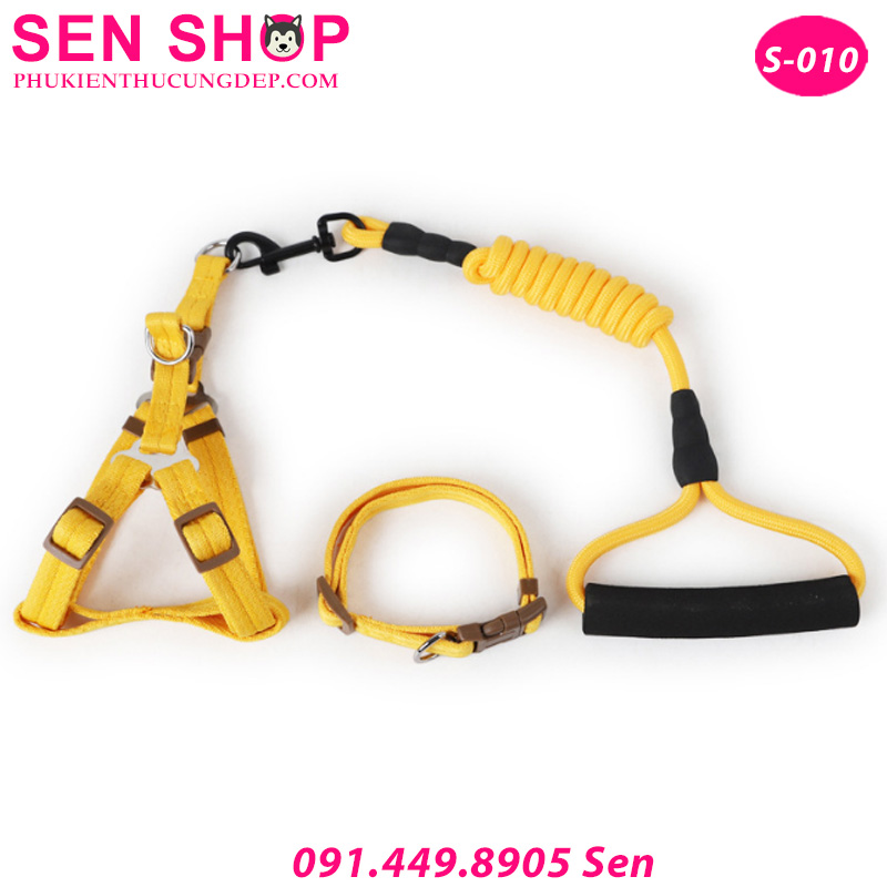 DÂY XÍCH CHÓ BẰNG VẢI TAY CẦM