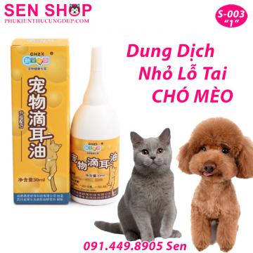 Dung Dịch Vệ Sinh Tai Chó Mèo